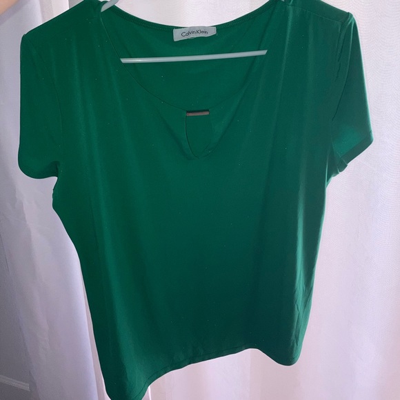 Calvin Klein Tops - Calvin Klein green top
